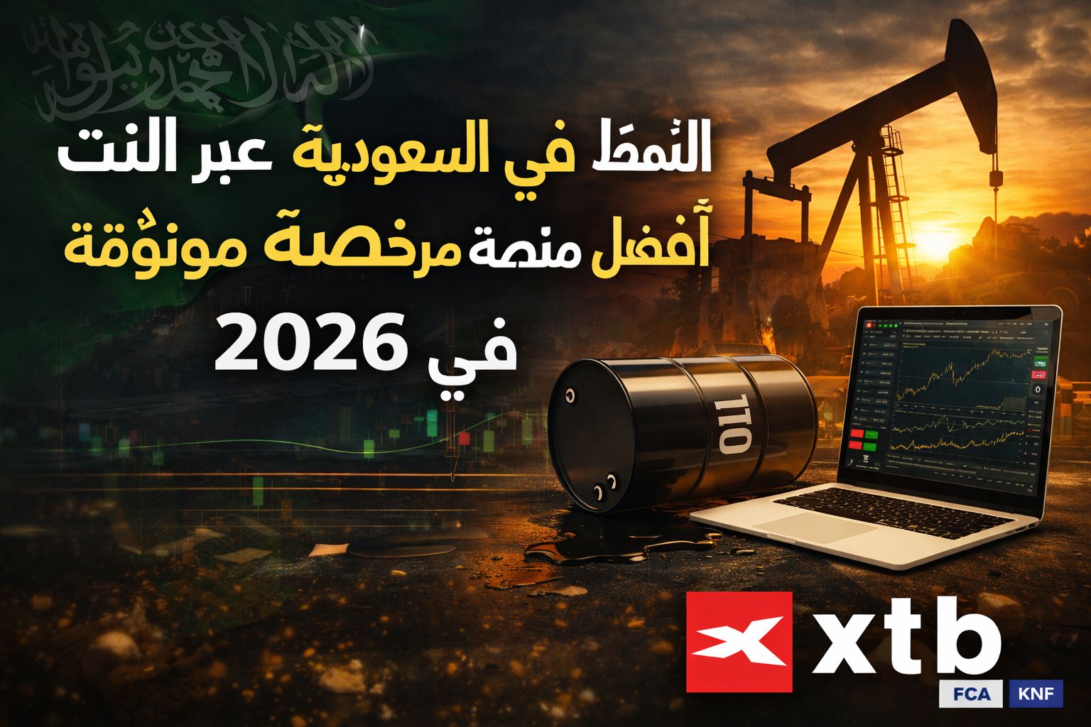 كيفية تداول النفط في السعودية عبر النت - افضل منصات تداول النفط للعام 2026