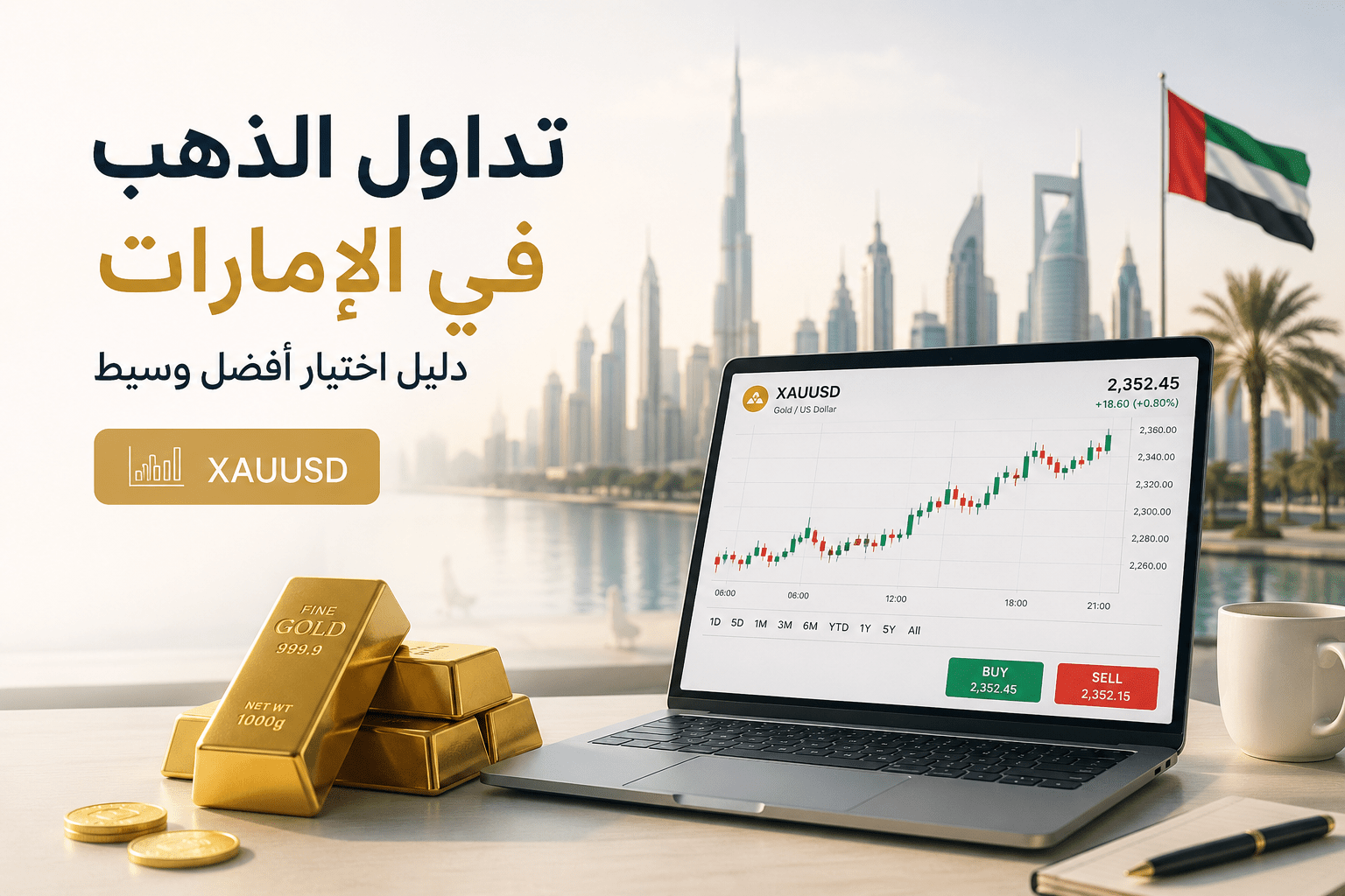 تداول الذهب في الإمارات