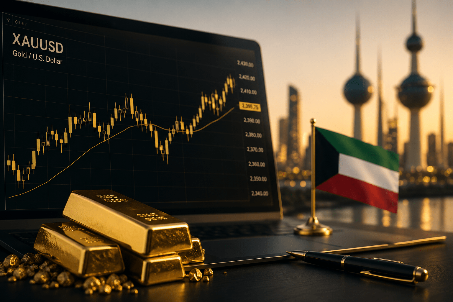 تداول الذهب في الكويت