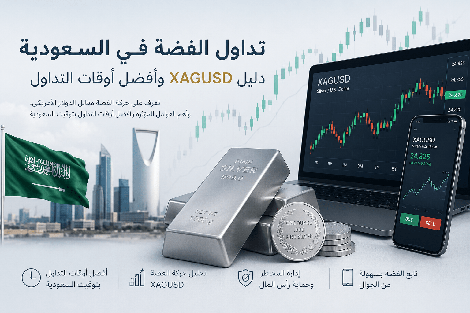 تداول الفضة في السعودية